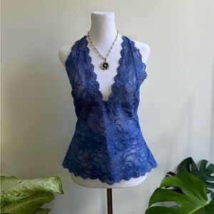 ✨Sold✨Sheer lace cami 🫐